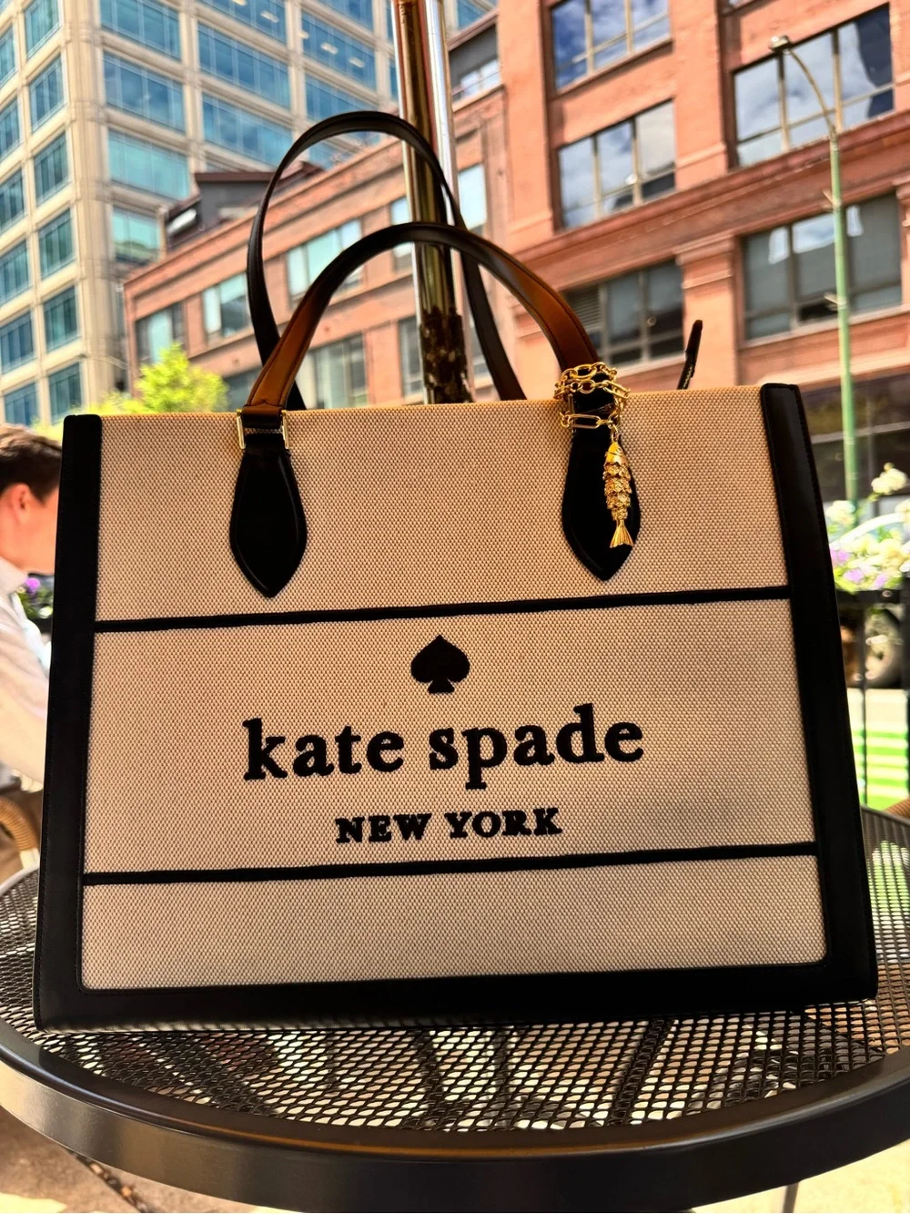 Kate Spade Ellie Canvas Large Tote